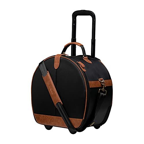  Tenba Sue Bryce Hat Box Roller Bag, Black/Brown