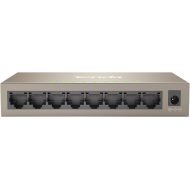 Tenda TEG1008M, 8 Port Gigabit Switch, Unmanaged Ethernet Switch with Traffic Optimization, Plug & Play, Fanless & Metal Design Network Switch Hub, Desktop/ Wall-Mount, Limited Lifetime Protection