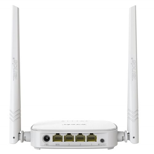  Tenda N301 N300 Wireless Wi-Fi Router, Easy Setup, Up to 300Mbps, White