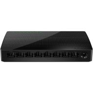 [아마존베스트]Tenda 8 Port Gigabit Ethernet Network Switch | Ethernet Splitter | Plug-and-Play | Traffic Optimization | Unmanaged (SG108), Black