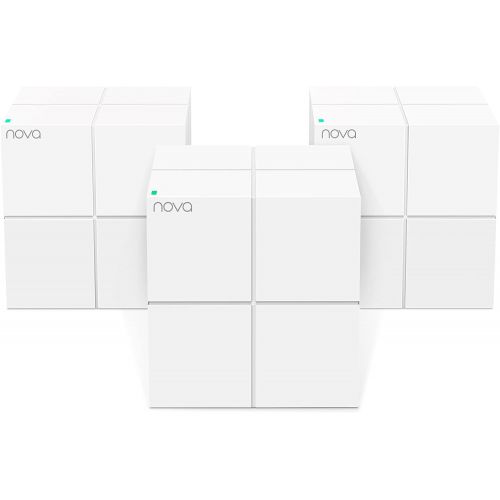  [아마존베스트]Tenda Whole Home Mesh WiFi System - Dual Band Gigabit AC1200 Router Replacement for SmartHome,Works with Amazon Alexa for 6000 sq.ft 6+ Room Coverage (MW6 3PK)