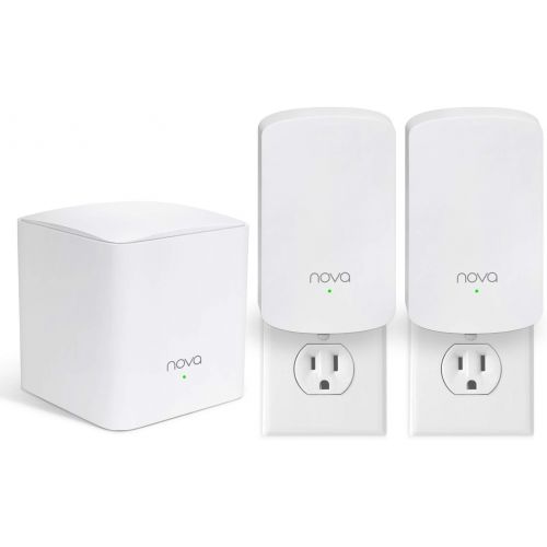  [아마존베스트]Tenda Nova Whole Home Mesh WiFi System - Replaces Gigabit AC WiFi Router and Extenders, Dual Band, Works with Amazon Alexa, Built for Smart Home, Up to 3, 500 Sq. ft. Coverage (MW5