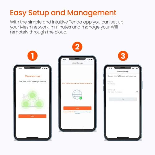  Tenda Technology 3PK NOVA MW3 Whole Home MESH