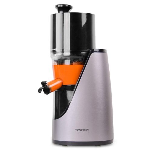  Tenergy Masticating Juicer, Anti-Oxidation Slow Speed Cold Press Juicer, High Nutrient Fresh Vegetable and Fruit Juice Extractor, Easy to Clean Juicer with Jug and Brush