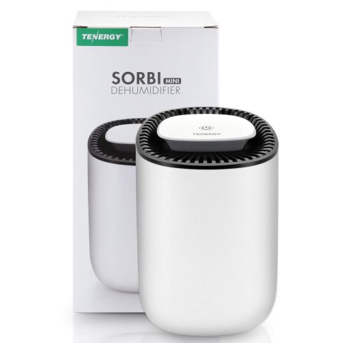  Tenergy Sorbi Mini Air Dehumidifier, Auto Shut-Off, Ultra Quiet Dehumidifier with LED Indicator, Portable Dehumidifier for Small Spaces, Closets, Small Bedroom, Office