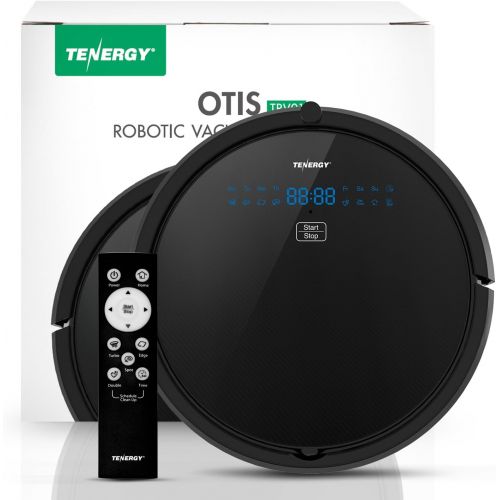  [아마존 핫딜] Tenergy Otis Robot Vacuum Cleaner, Max Power Suction Robotic Vacuum, Self-Charging, Smart Sensor, Pet Hair Filter Allergens Friendly, Remote Control Vacuum Cleans Hard Floors/Thin