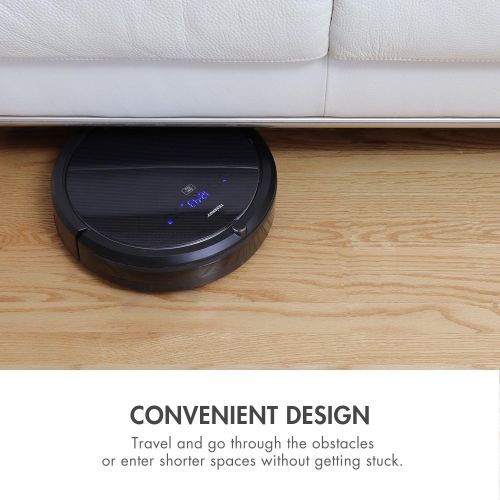  [아마존 핫딜] Tenergy Otis Robot Vacuum Cleaner, Max Power Suction Robotic Vacuum, Self-Charging, Smart Sensor, Pet Hair Filter Allergens Friendly, Remote Control Vacuum Cleans Hard Floors/Thin