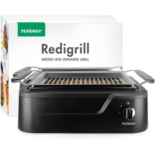  Tenergy Redigrill Smokeless Infrared Grill, Indoor Grill, Heating Electric Tabletop Grill, Non-Stick Easy to Clean BBQ Grill, for PartyHome, ETL Certified