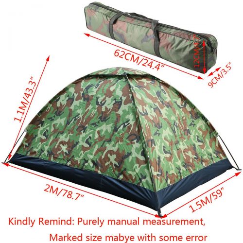  Tengchang Family Instant Automatic Pop Up Camping Hiking Tent Blue Waterproof