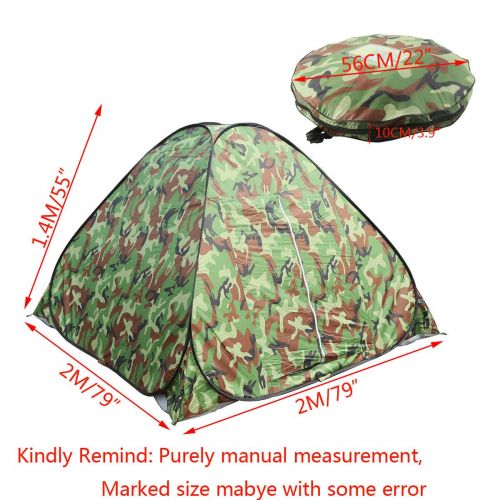  Tengchang Family Instant Automatic Pop Up Camping Hiking Tent Blue Waterproof