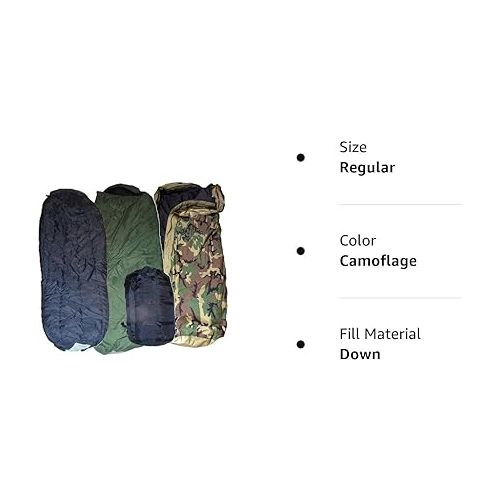  Military Modular Sleep System 4 Piece with Goretex Bivy Cover and Carry Sack