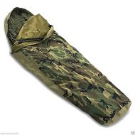 US Army Military Woodland Camouflage Camo GTX GORETEX Sleeping Bag BIVY COVER by US Government Tennier Industries GI USGI NSN 8465-01-455-6274