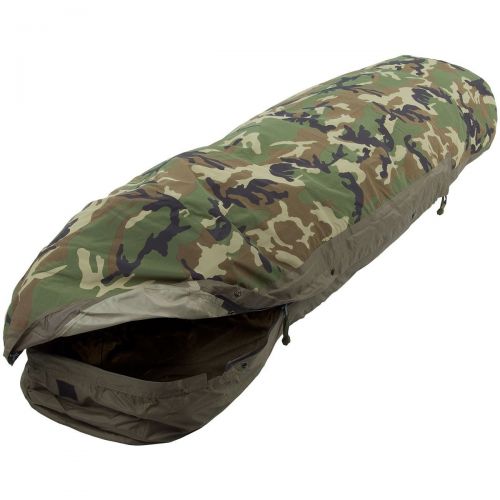  US Army Military Woodland Camouflage Camo GTX GORETEX Sleeping Bag BIVY COVER by US Government Tennier Industries GI USGI NSN 8465-01-455-6274