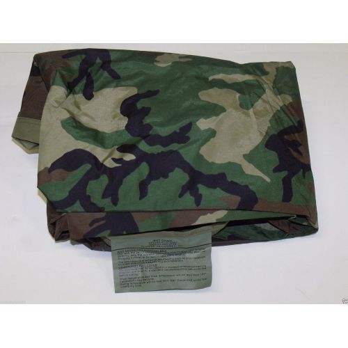  US Army Military Woodland Camouflage Camo GTX GORETEX Sleeping Bag BIVY COVER by US Government Tennier Industries GI USGI NSN 8465-01-455-6274