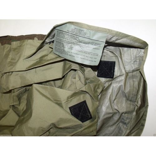  US Army Military Woodland Camouflage Camo GTX GORETEX Sleeping Bag BIVY COVER by US Government Tennier Industries GI USGI NSN 8465-01-455-6274