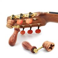 PADOUK Handcrafted Wooden Guitar String Winder by Tenor. Designed For Classical, Flamenco, Acoustic, Electric Guitars and Ukuleles. Made Of Solid Handpicked PADOUK Wood. Beautiful