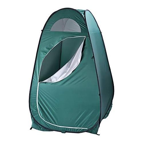  Tenozek Portable Pop Up Shower Privacy Tent Outdoor Privacy Toilet & Spacious Dressing Changing Room for Camping Biking Beach (Army Green): Sports & Outdoors