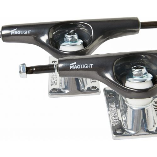  Tensor Mag Light Glossy Skateboard Trucks - Gunmetal/Silver - 5.25
