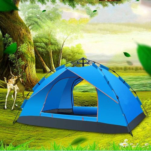  Tent Camping Zelt 3-4 Personen Instant Pop Up Automatische Urlaub Einfache Einrichtung Zelt fuer Outdoor Wandern Double Layer