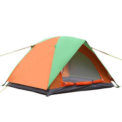  Tent Outdoor-Campingzelt Doppelstock-Doppeltuer-Feldzelt Strand Wild Double Touristenzelt