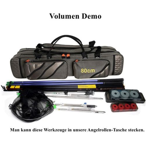  [아마존베스트]TentHome Fishing bags, rod bags, rod case, fishing bag, fishing rod bag with 3 compartments, various lengths