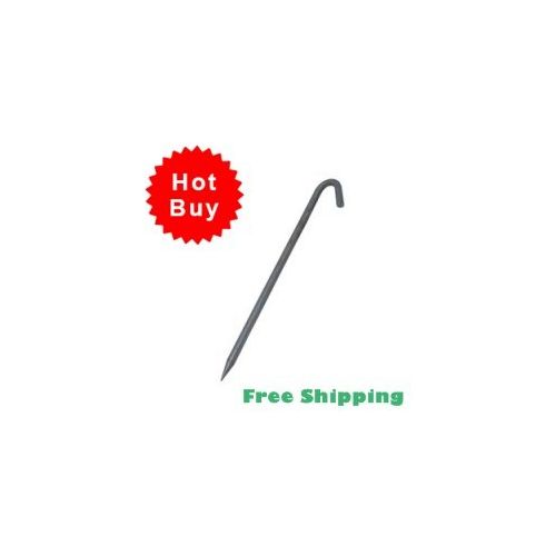  TentandTable Steel Hook Stakes for Tents, Tarps and Commercial Inflatable Bouncers, 12-Inch to 24-Inch Long, 1/2-Inch and 5/8-Inch Diameter, Multiple Pack