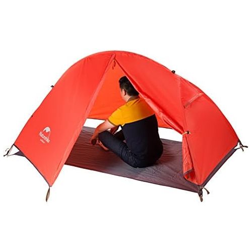  Tentock 3 Jahreszeiten Ultraleicht Backpacking Zelt Doppelschicht Wasserdichte 20D Silikon Campingzelt fuer 1-2 Personen