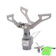 Tentock Titanium Mini Pocket Stove Camping Backpacking Folding Gas Burner Ultralight Outdoor Cooking Stove 2700W