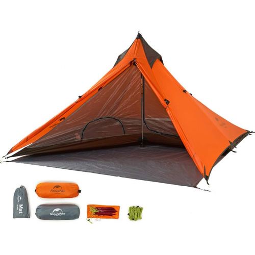  Tentock 4 Season Outdoor Double Layer Ultralight 1 Person Pyramid Tent for Camping Hiking Climbing