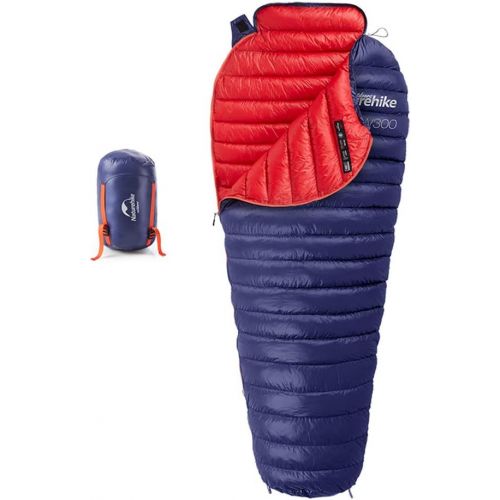  Tentock Naturehike Outdoor Goose Down Mummy Single Sleeping Bag 750FP Super Warm Winter Camping Ultralight Sleeping Gear for Trekking Hiking Backpacking