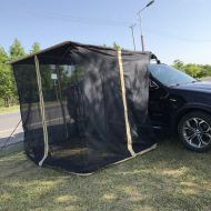 Tentproinc Screen Mesh Room Addition for Use with Vehicle Side Awnings 8x8 Black  3-Year Limited Warranty