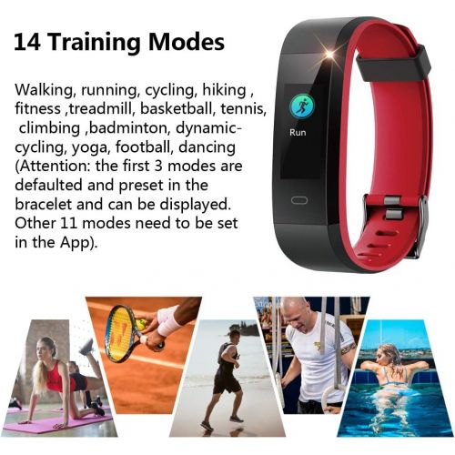  [아마존 핫딜]  [아마존핫딜]Tepoinn Fitness Tracker with Heart Rate Monitor, Activity Tracker Fitness Watch Smart Watch Waterproof IP68 Color Screen Step Counter Calorie Tracker Call SMS Push Pedometer Watch