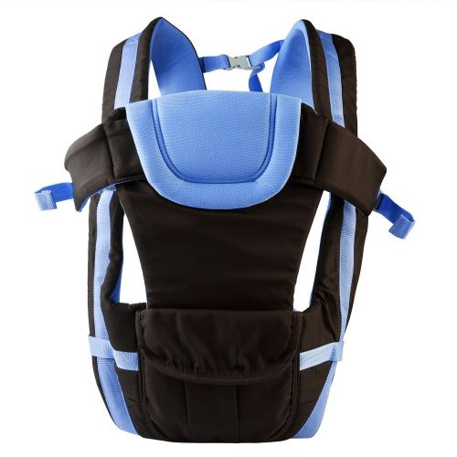  TeqHome 360 Ergonomic Baby Carrier, 4-in-1 Convertible Carrier for Infants and Toddler (Blue)