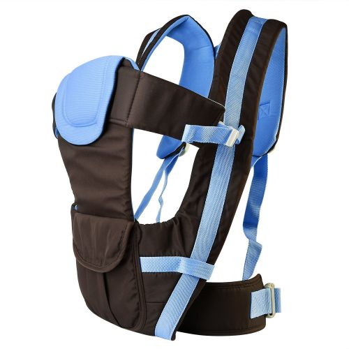  TeqHome 360 Ergonomic Baby Carrier, 4-in-1 Convertible Carrier for Infants and Toddler (Blue)