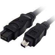 Tera Grand Firewire 800 9-Pin to Firewire 400 4-Pin Cable (10', Black)