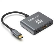 Tera Grand USB-C to USB-A and HDMI 2.1 8K Multiport Adapter