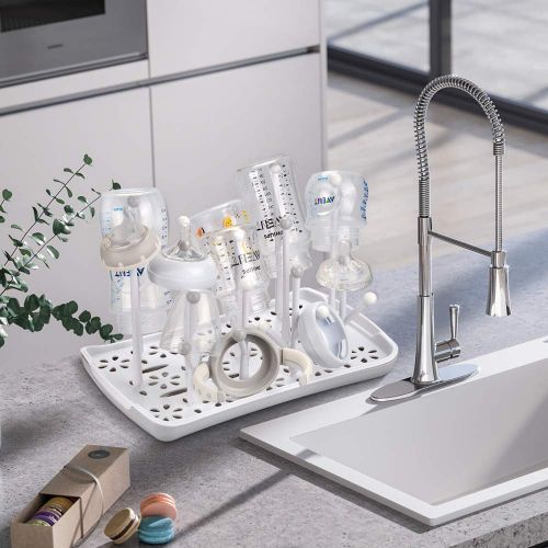  [아마존베스트]Baby Bottle Drying Rack with Tray, Termichy High Capacity Bottle Dryer Holder for Bottles, Teats, Cups,...