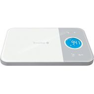 Terraillon Kuechenwaage, Mit Smartphone/Tablet verbindbar, Berechnung der Energieaufnahme, Mit Tara-Funktion, Fluessigkeitsanzeige, Timer, Bluetooth Smart, 5 kg, NutriTab, Weiss