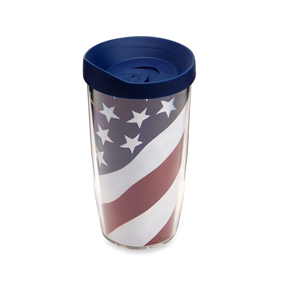 Tervis American Flag Wrap Tumbler with Blue Lid