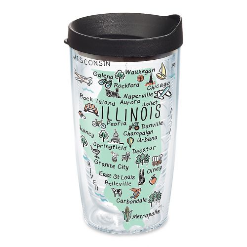  Tervis My Place Illinois Wrap Tumbler with Lid