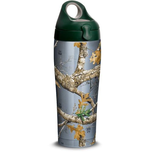  Tervis 1323309 Realtree - Edge Stainless Steel Insulated Tumbler with Lid, 24 oz Water Bottle, Silver