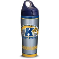 Tervis 1314662 Kent State Golden Flashes Tradition Stainless Steel Insulated Tumbler with Lid, 24oz Water Bottle, Silver