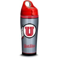 Tervis 1319748 Utah Utes Tradition Stainless Steel Insulated Tumbler with Lid, 24oz Water Bottle, Silver