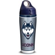 Tervis 1314075 UConn Huskies Tradition Stainless Steel Insulated Tumbler with Lid, 24oz Water Bottle, Silver