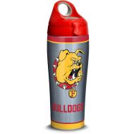 Tervis 1316280 Ferris State Bulldogs Tradition Stainless Steel Insulated Tumbler with Lid, 24oz Water Bottle, Silver