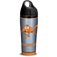 Tervis 1314072 Campbell University Tradition Stainless Steel Insulated Tumbler with Lid, 24oz Water Bottle, Silver