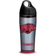 Tervis 1316290 Arkansas Razorbacks Tradition Stainless Steel Insulated Tumbler with Lid, 24oz Water Bottle, Silver