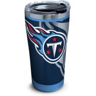 Tervis 1299959 NFL Tennessee Titans Rush Stainless Steel Tumbler, 20 oz, Silver