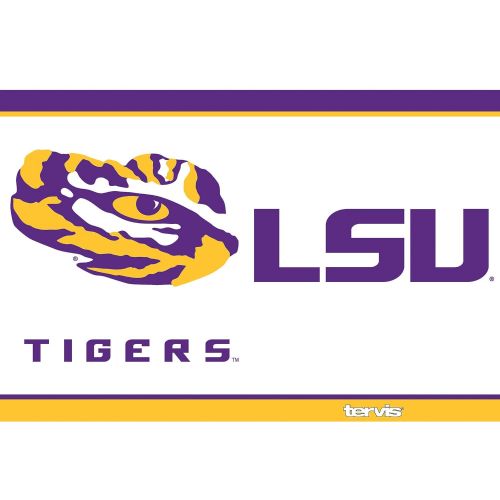  Tervis 1297310 NCAA Lsu Tigers Tradition Stainless Steel Tumbler with Lid, 30 oz, Silver