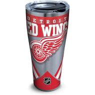 Tervis 1281927 NHL Detroit Red Wings Ice Stainless Steel Tumbler With Lid, 30 oz, Silver